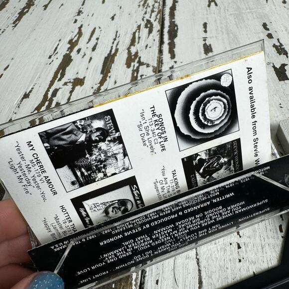 Stevie Wonder's Original Musiquarium 1977 Tamia Cassette Tape Blues Pop Soul Vtg - Picture 5 of 6